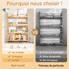 SoBuy KMB08-N Bibliothèque Enfant 4 Niveaux avec Anti-Basculement – L80 × P12 × H118 cm, Pin naturel