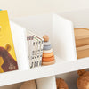 SoBuy KMB19-W Bibliothèque Enfant avec 5 Compartiments Ouverts, pour Chambre d’Enfant, Rangement Optimisé, Design Fonctionnel, Pratique – L86×P36×H77 cm, Blanc