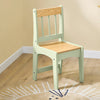 SoBuy KMB60-GR Table et Chaise Enfant avec Rangement – Bureau Enfant 2 Étagères, Porte-Papier et Rangements Stylos, Vert