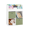 SoBuy KMB79-W Bibliothèque pour Enfant, Étagère de Rangement pour Jouets et Livres, Meuble de Rangement pour Chambre d’Enfant