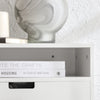 SoBuy NKD03-Wx2 Table de Chevet Murale, Table de Nuit Flottante avec Tiroir et Plateau, Étagère Murale pour Chambre à Coucher, L 45 x P 25 x H 22 cm, Blanc
