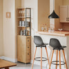 SoBuy NSR13-N Meuble 20 cm Entre Frigo et Mur – Rangement Gain de Place, Style Naturel