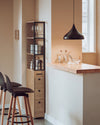 SoBuy NSR13-N Meuble 20 cm Entre Frigo et Mur – Rangement Gain de Place, Style Naturel