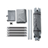 SoBuy OGS32-II-HG Tente de Camping 3 en 1 avec Lit de Camp et Moustiquaire – 1 Personne, L193×P160×H86 cm, Charge 114 kg, Kaki