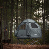 SoBuy OGS32-II-HG Tente de Camping 3 en 1 avec Lit de Camp et Moustiquaire – 1 Personne, L193×P160×H86 cm, Charge 114 kg, Kaki