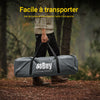 SoBuy OGS32-II-L-HG Tente de Camping 2 Personnes – Crochet Lampe, 4 Poches Chaussures, Moustiquaire, Charge 180 kg, 193×188×145 cm, Gris