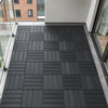 SoBuy SDA15-HG Dalles Terrasse Extérieur Clipsables 35 Pièces – Revêtement Sol Balcon et Jardin, Antidérapant, Gris, 30,5x30,5 cm
