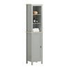 SoBuy BZR68-HG Meuble Colonne de Salle de Bain, Armoire Haute, Placard de Rangement, Étagère de Rangement, Colonne de Rangeme