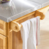 SoBuy FKW69-N Desserte de Cuisine à Roulettes, Plan de Travail INOX Extensible 46→71cm, 2 Tiroirs, Étagères Réglables, Charge 100 kg – 115x46x92 cm