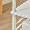 sobuyes.shopG12-W Meuble rangement cuisine roulant en bois, Chariot de cuisine de service