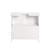 sobuyes.shopG237-W Meuble Sous-Lavabo Meuble de Salle de Bain Vasque, 2 portes et 2 étages