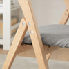 SoBuy FST92-N Chaise Pliante Rembourrée en Bois – Gain de Place – Gris