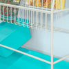 SoBuy KMB07-B Bibliothèque + Coffre de Rangement Coffre à Jouets Étagère à Livres pour Enfants