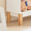 SoBuy KMB47-W Bibliothèque Étagère à Livres Étagère de Rangement pour Livres et Jouets Enfant, Porte-revues avec 3 étagères, 60x25x80 cm