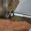 SoBuy OGS60-HG Lit de Camping Pliable en Aluminium Léger, 3 en 1 avec Toit Anti-UV + Matelas Gonflable Intégré + Sac de Transport, 1 Personne