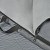 SoBuy OGS60-HG Lit de Camping Pliable en Aluminium Léger, 3 en 1 avec Toit Anti-UV + Matelas Gonflable Intégré + Sac de Transport, 1 Personne