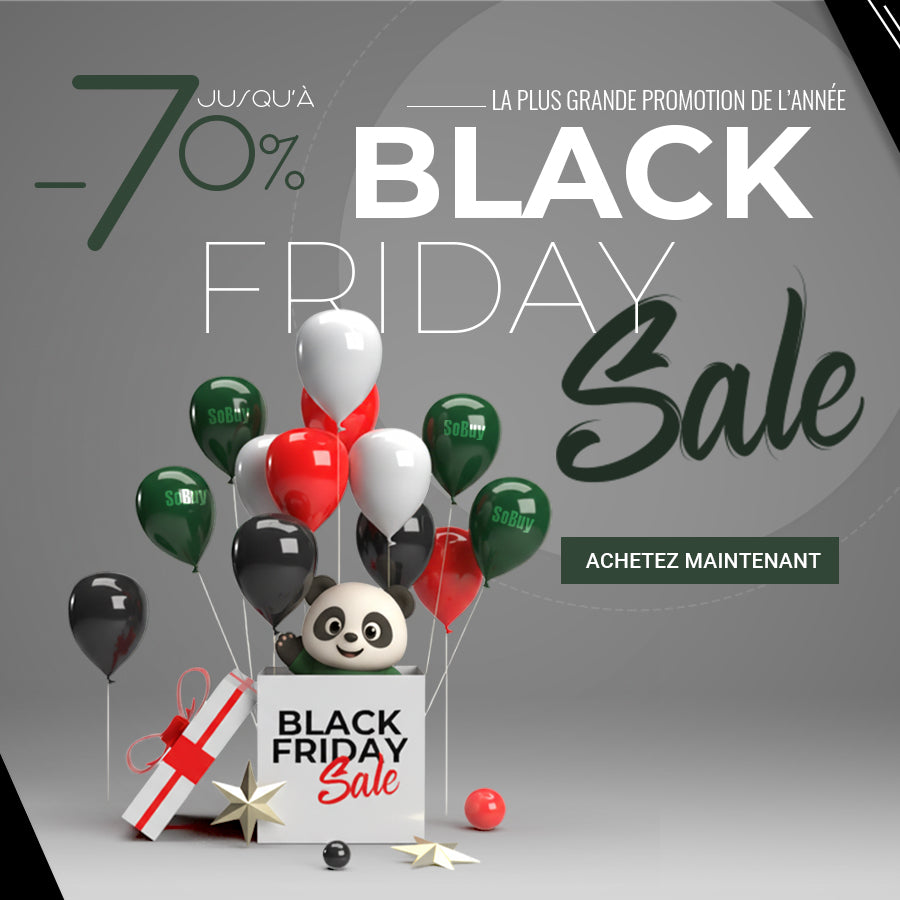 La plus grande promotion de l’année est arrivée — SoBuy Black Friday 2025 !