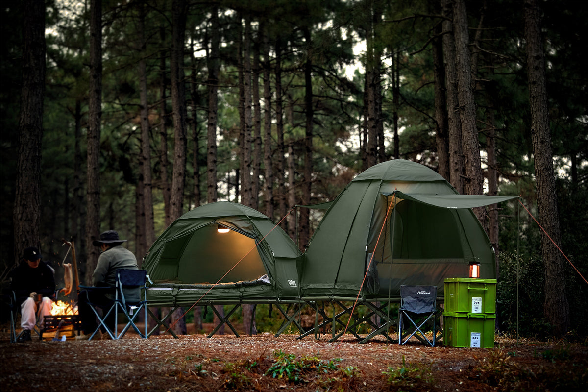 Top 4 des tentes de camping pour l’été : confort, structure surélevée et prêtes pour l’aventure