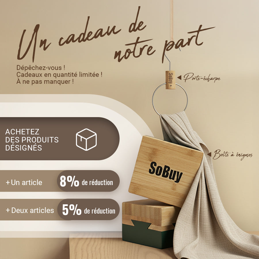 SoBuy Promotion Spéciale : Cadeaux gratuits, réductions & surprises vous attendent !