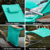 SoBuy OGS28-TB Chaise Longue Transat de Jardin Bascule avec Appui-tête Réglable et Pochette latérale