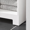 SoBuy BZR105-W Meuble Salle de Bain avec Panier à Linge et 3 Étagères – L60×P37×H86 cm, Charge 70 kg, MDF E1, Blanc
