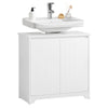 SoBuy BZR108-II-W Meuble sous Lavabo de Salle de Bain, Meuble sous évier, Meuble sous Vasque, Meuble évier de Cuisine, Housse