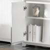 SoBuy BZR108-II-W Meuble sous Colonne Lavabo avec 2 Portes – 60×30×60 cm, Charge 30 kg, MDF E1, Blanc