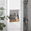 SoBuy BZR109-W Meuble Colonne Salle de Bain 170 cm Slim 30 cm 2 Portes Étagères Réglables Tiroir Anti-Basculement – Blanc