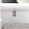 SoBuy BZR109-W Meuble Colonne Salle de Bain 170 cm Slim 30 cm 2 Portes Étagères Réglables Tiroir Anti-Basculement – Blanc