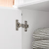 SoBuy BZR109-W Meuble Colonne Salle de Bain 170 cm Slim 30 cm 2 Portes Étagères Réglables Tiroir Anti-Basculement – Blanc