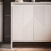 SoBuy BZR157-W Meuble sous Lavabo avec Étagères Ajustables, Résistant à l’Humidité, pour Salle de Bain et WC, Rangement Optimisé – L60×P30×H61 cm, MDF, Blanc