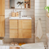 SoBuy BZR172-N Meuble sous Lavabo avec Deux tiroirs Meuble de RangementMeuble avec lavabo en céramique