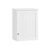SoBuy BZR19-W Meuble Haut Salle de Bain – Armoire de Salle de Bain Suspendue avec Porte et Étagères Réglables, Etagere Murale