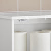 SoBuy BZR19-W Armoire Murale Salle de Bain avec Étagères Réglables, pour Salle de Bain et WC, Rangement Optimisé, Usage Quotidien – L40×P23×H52 cm, Bois, Blanc