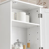 SoBuy BZR19-W Armoire Murale Salle de Bain avec Étagères Réglables, pour Salle de Bain et WC, Rangement Optimisé, Usage Quotidien – L40×P23×H52 cm, Bois, Blanc