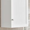 SoBuy BZR19-W Armoire Murale Salle de Bain avec Étagères Réglables, pour Salle de Bain et WC, Rangement Optimisé, Usage Quotidien – L40×P23×H52 cm, Bois, Blanc