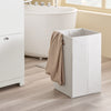 SoBuy BZR213-W Meuble Salle de Bain avec 3 Paniers à Linge – 2 Paniers Amovibles, Tri du Linge, Gain de Place, 78×38×90 cm, Blanc