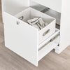 SoBuy BZR213-W Meuble Salle de Bain avec 3 Paniers à Linge – 2 Paniers Amovibles, Tri du Linge, Gain de Place, 78×38×90 cm, Blanc