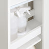 SoBuy BZR214-W Colonne Salle de Bain avec Panier à Linge et 1 Tiroir, pour Salle de Bain et WC, Rangement Optimisé, Design Fonctionnel – L78×P38×H90 cm, Blanc