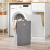 SoBuy BZR217-WN Meuble Salle de Bain avec Panier à Linge, Tiroir, pour Salle de Bain et WC, Rangement Optimisé, Usage Quotidien – L100×P60×H90 cm, Bois, Blanc