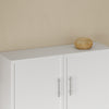 SoBuy BZR233-W Armoire Murale 2 Portes avec Étagère Réglable – Meuble Suspendu Salle de Bain – 90×70×28,5 cm, Blanc