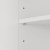 SoBuy BZR233-W Armoire Murale 2 Portes avec Étagère Réglable – Meuble Suspendu Salle de Bain – 90×70×28,5 cm, Blanc