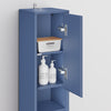 SoBuy BZR34-II-B Colonne Bleue Design – Meuble WC Ultra-Fin 20 cm, Décoratif, 180 cm