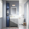 SoBuy BZR34-II-B Colonne Bleue Design – Meuble WC Ultra-Fin 20 cm, Décoratif, 180 cm