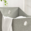 SoBuy BZR57-W Panier à Linge sur Pied, Corbeille à Linge Sale pour Laverie Salle de Bain, avec Étagère, 2 Compartiments et 2 Sacs à Linge