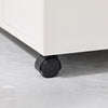 SoBuy FBT105-W Caisson d’Imprimante Mobile avec Roulettes, 2 Tiroirs et 1 Compartiment Ouvert, Rangement Optimisé, Design Fonctionnel – L60×P35×H70 cm, Blanc
