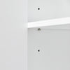 SoBuy FBT105-W Caisson d’Imprimante Mobile avec Roulettes, 2 Tiroirs et 1 Compartiment Ouvert, Rangement Optimisé, Design Fonctionnel – L60×P35×H70 cm, Blanc