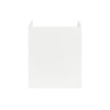 SoBuy FBT66-W Table de Chevet Table de Nuit Bout de Canapé avec 1 Tiroir 1 Niche Blanc