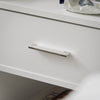 SoBuy FBT66-W Table de Chevet Table de Nuit Bout de Canapé avec 1 Tiroir 1 Niche Blanc