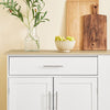 SoBuy FKW133-WN Desserte Cuisine avec Roulettes et Tiroir, Mobile, pour Cuisine et Salle à Manger, Rangement Optimisé, Usage Quotidien – L99×P40×H85 cm, Blanc